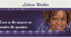 Desktop Screenshot of leticiawalker.com